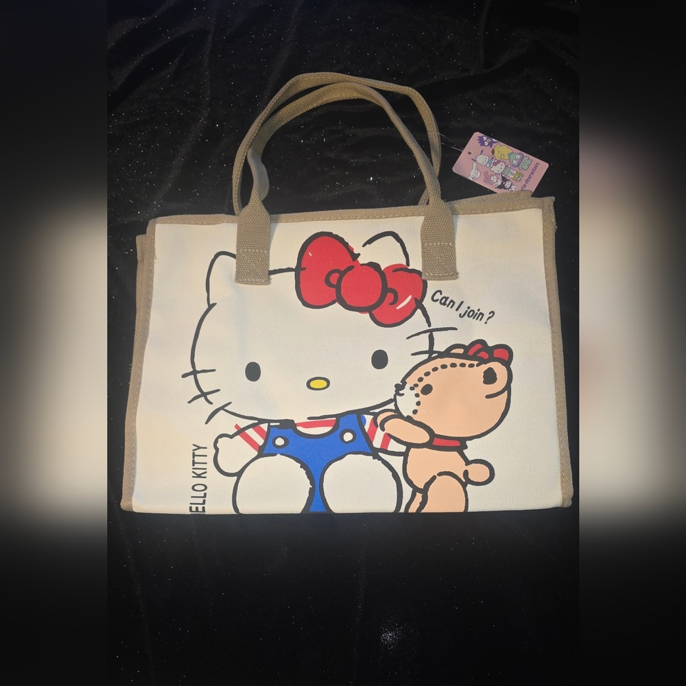Hello Kitty Canvas Tote Bag